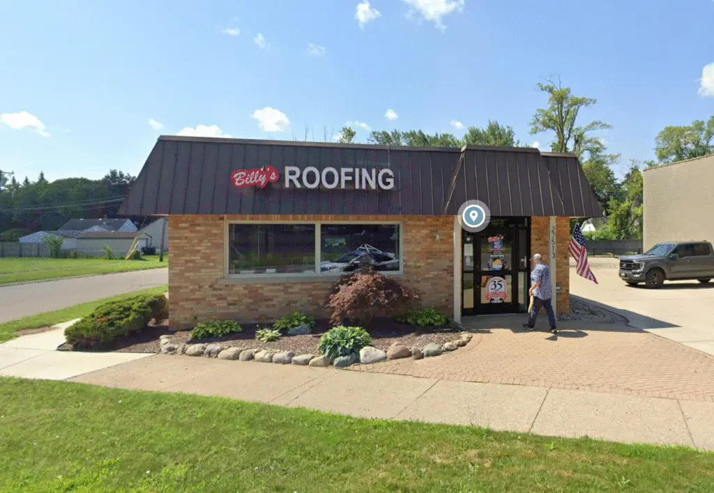 Billy's Roofing Livonia, MI office.