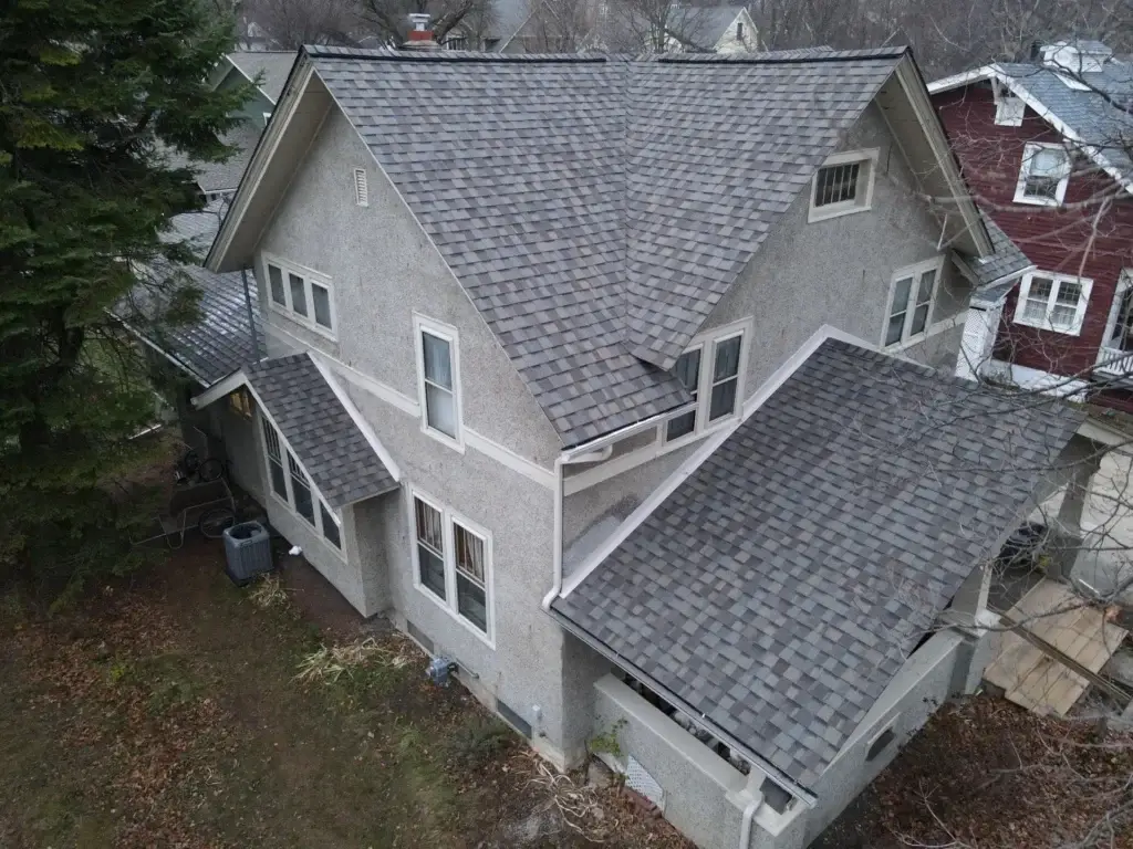 Certaineed Max Def Weathered Wood shingles in Downtown Northville, MI